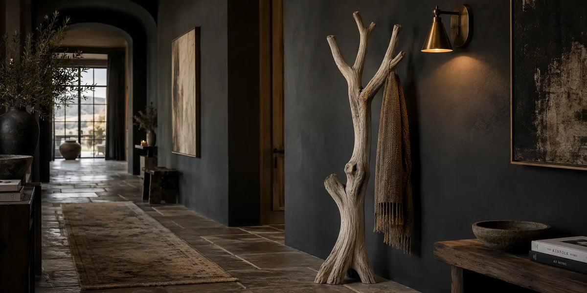 PORTE-MANTEAU BOIS FLOTTÉ