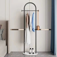 Porte-manteau valet design métal doré 167 cm — image 6