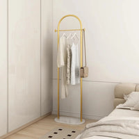 Porte-manteau valet design métal doré 167 cm — image 4