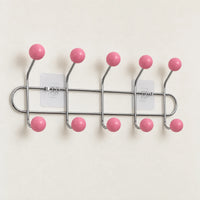 Crochet mural adhésif rose M - 41 cm — sur fond clair