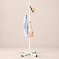 Porte-manteau perroquet blanc 167 cm sur pied - vue principale