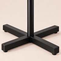 Porte-manteau perroquet noir 167 cm sur pied - detail des finitions