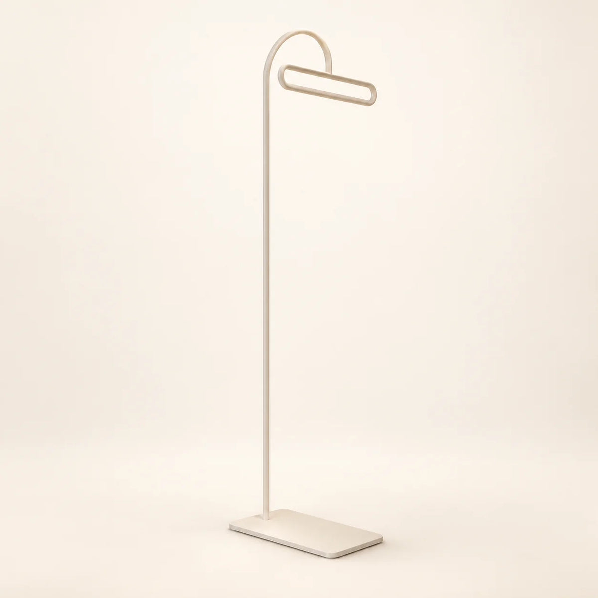 Porte-manteau portant design metal blanc 175 cm — sur fond clair Image