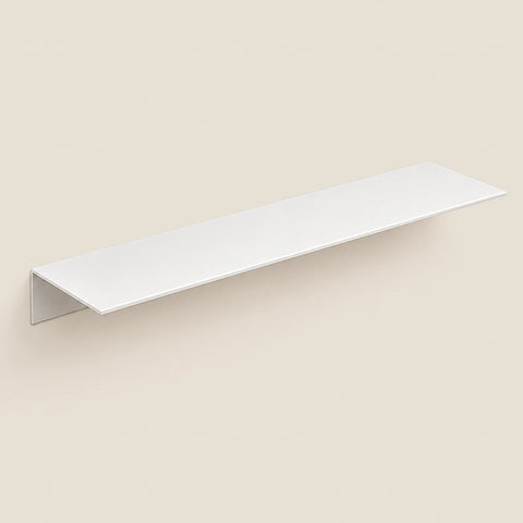 Étagère salle de bain aluminium blanche 30 cm