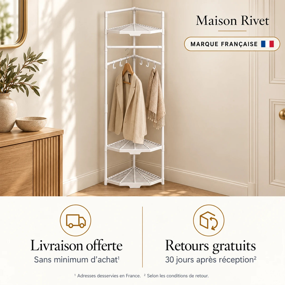 Livraison offerte en France sans minimum et retours gratuits 30 jours selon conditions