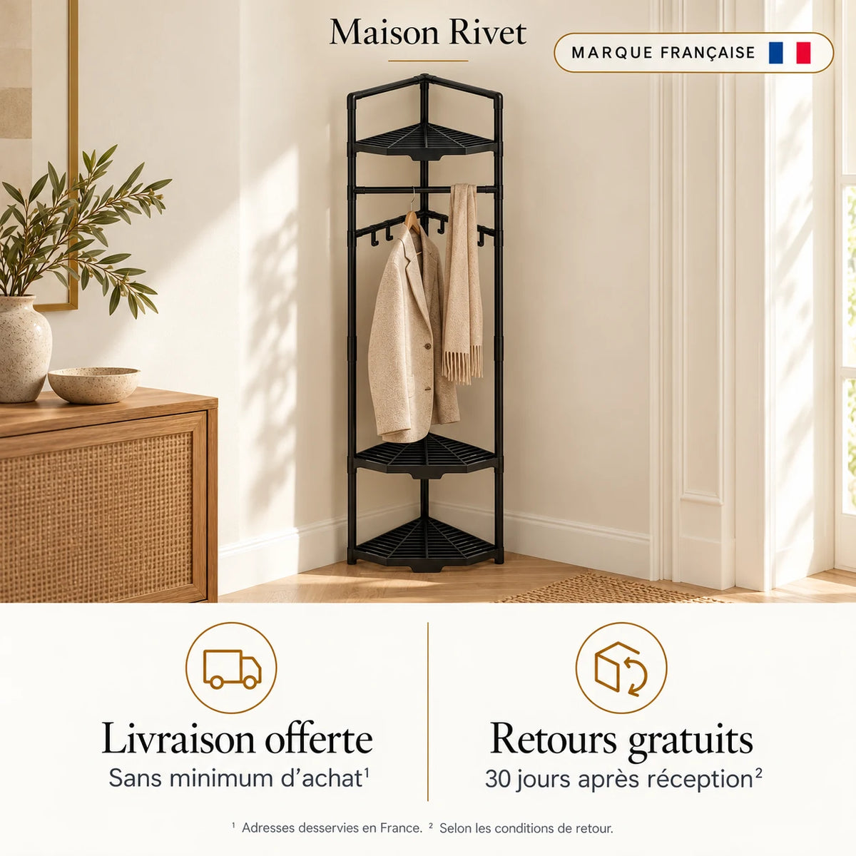 Livraison offerte en France sans minimum et retours gratuits 30 jours selon conditions