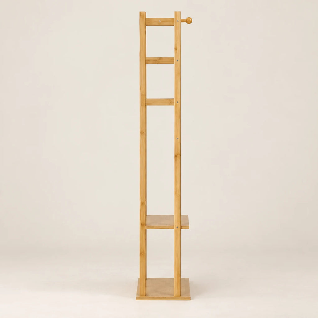 Porte-manteau bambou, vue de profil