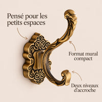 Crochet mural baroque antique - format mural compact